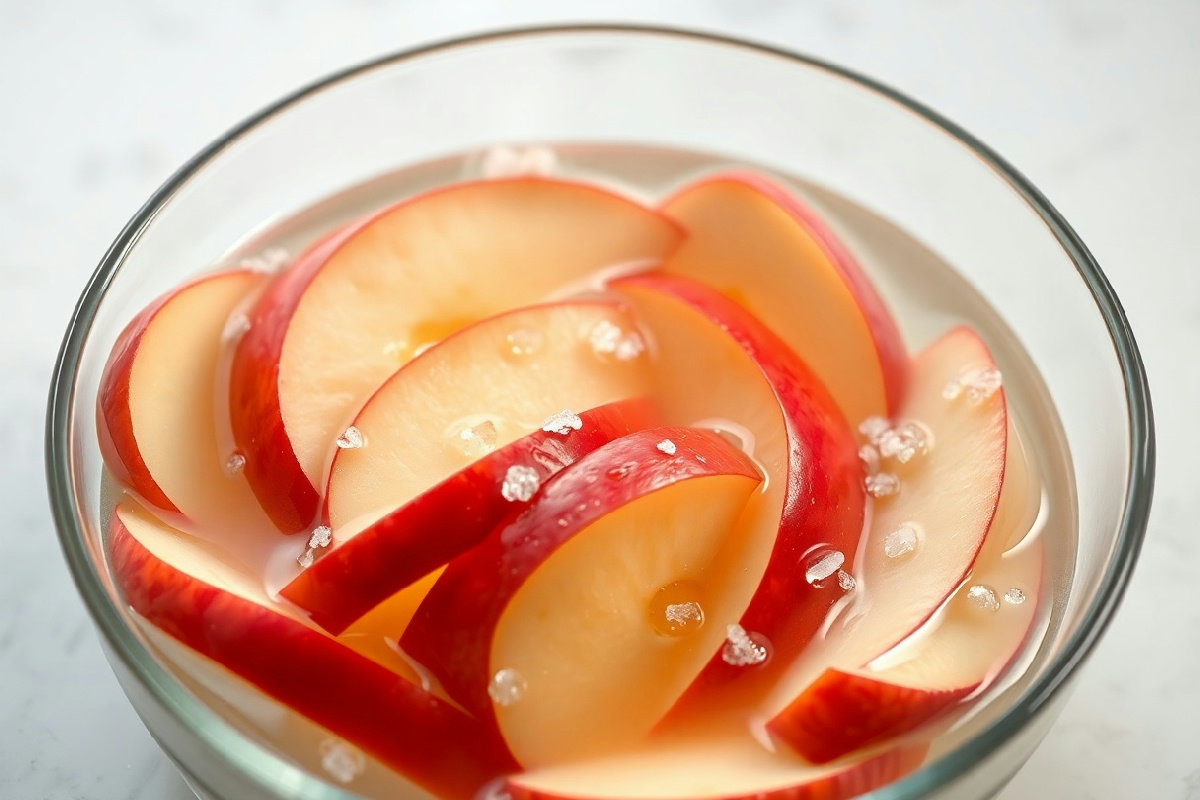 Mettere le mele in acqua salata prima di cucinarle: il trucco che fa la differenza in cucina